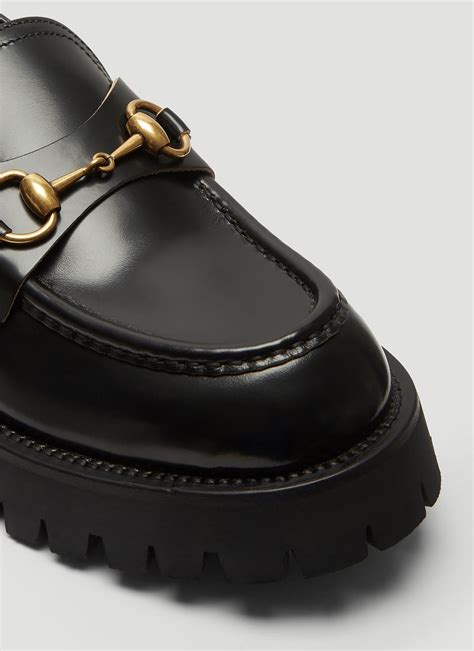 gucci lug sole|best chunky lug sole loafers.